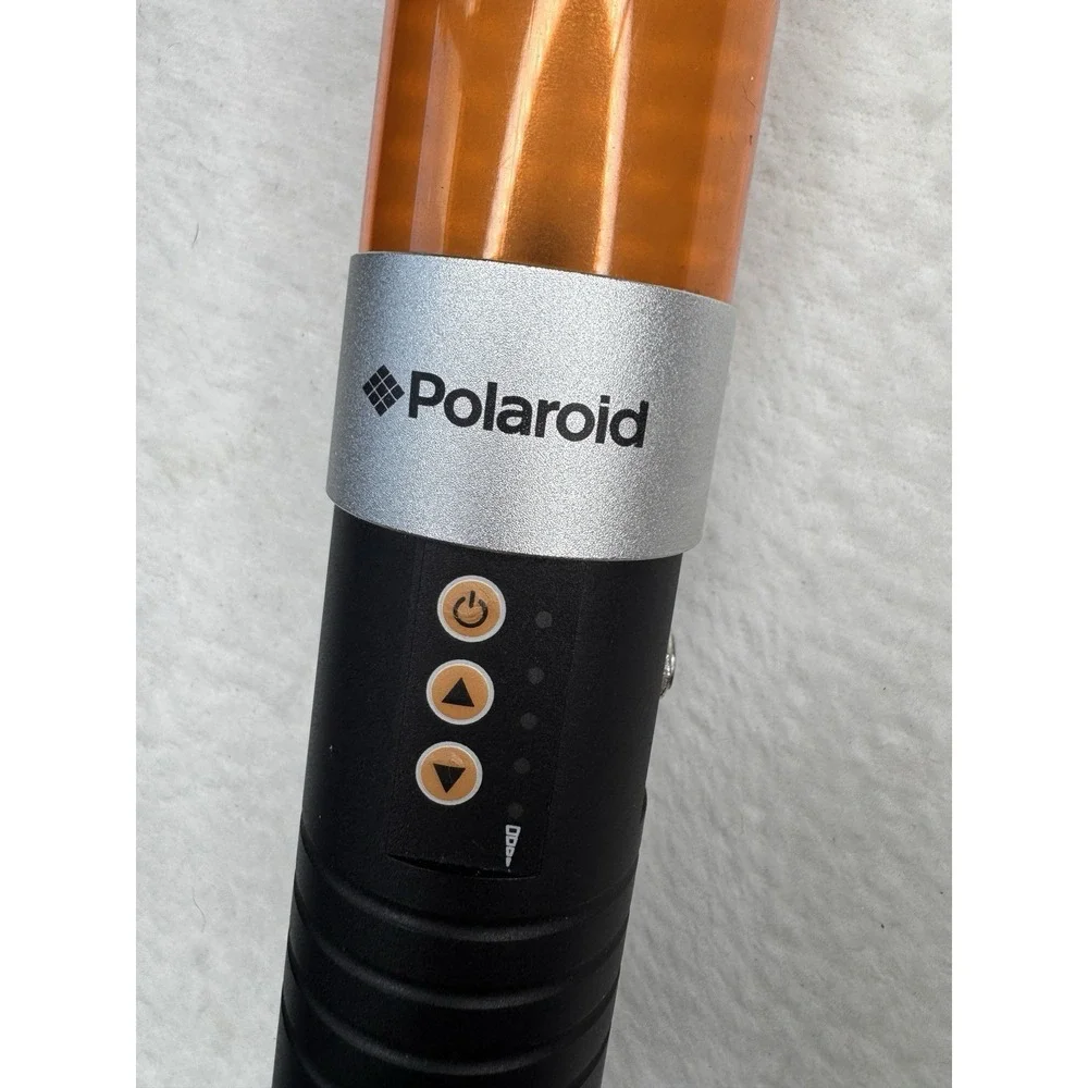 Polaroid LED Light Wand Photography Video Light Adjustable Orange W Case & Cord